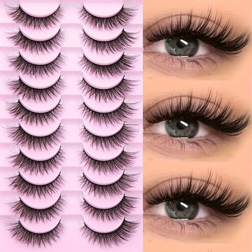 Premium Reusable False Eyelashes for Natural Volume, Length & Glamorous Eye Looks