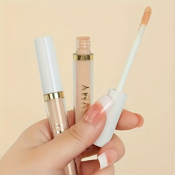 4 Colors Contour Liquid Concealer Nose Shadow Contour Cream, Long-lasting Natural Cover Pores Spots, Matte Highlight Stick Lovely Base Concealer