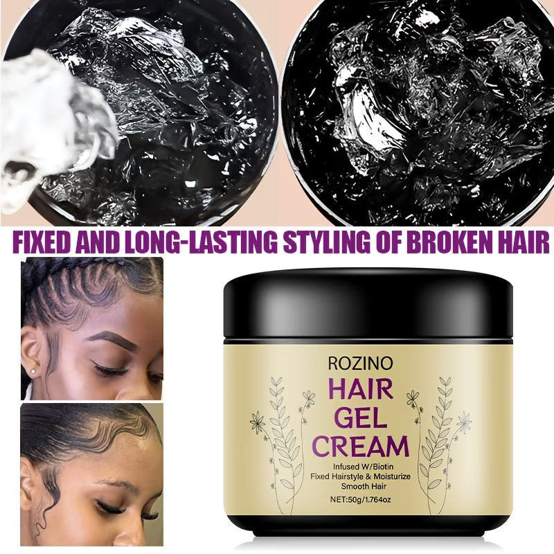 Strong Hold Hair Gel for Long-Lasting Style, Shine & Frizz Control