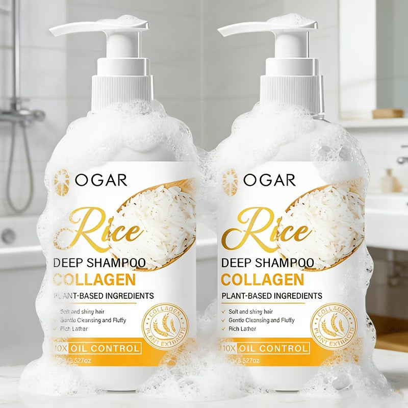 Nourishing Hair Shampoo for Deep Cleansing, Strong Roots & Silky Smooth Healthy Hair