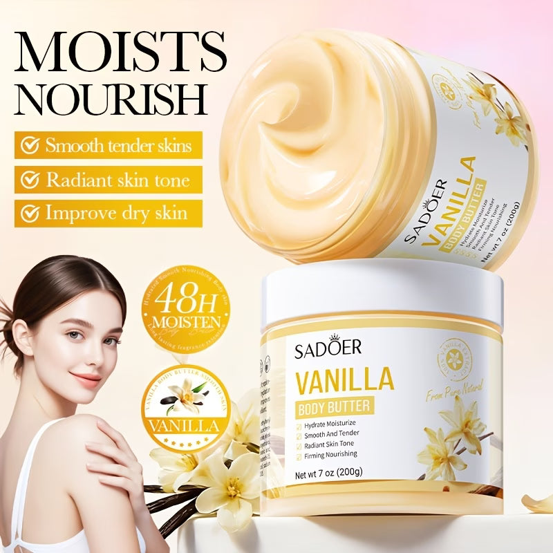 Intensive Nourishing Body Butter for Deep Hydration, Softness & Silky Smooth Skin