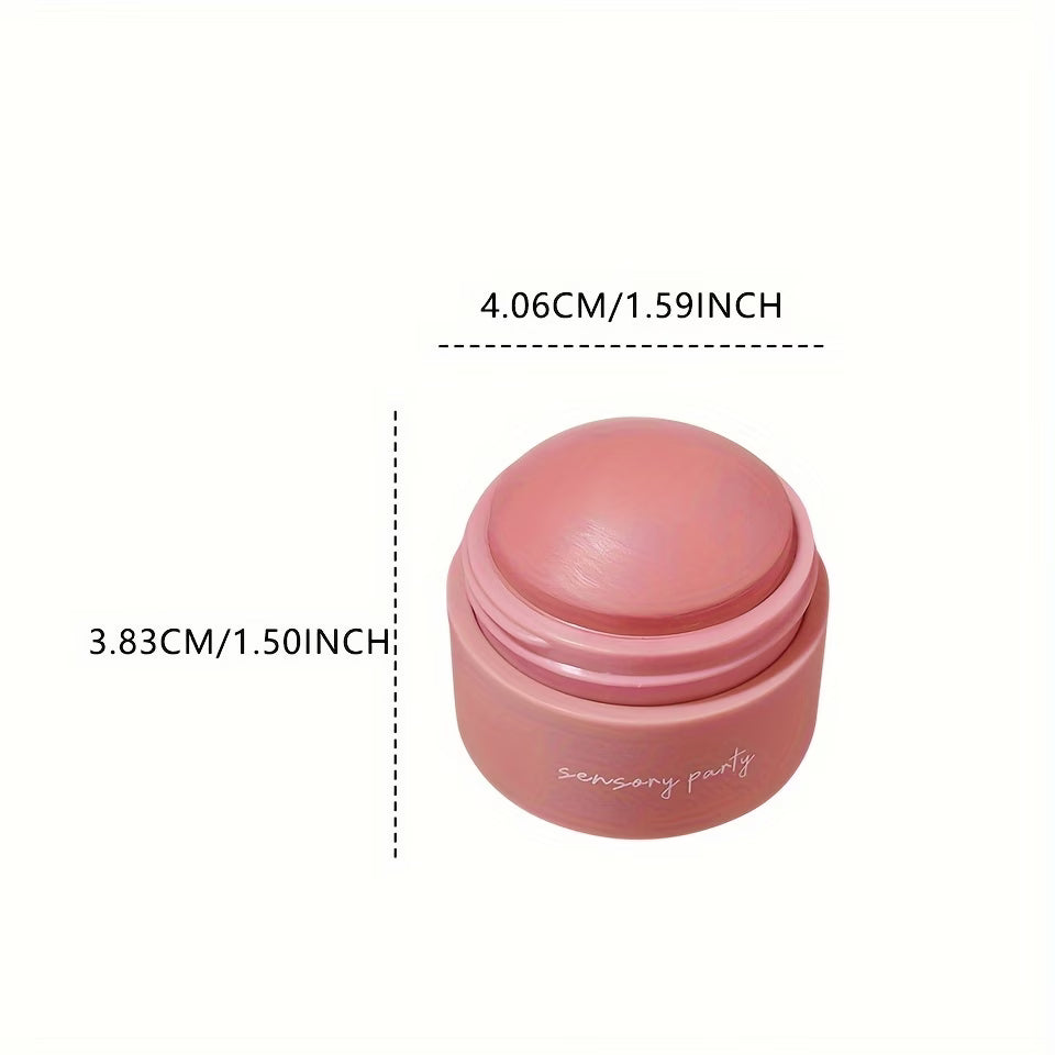 6 Color Blush Ball Peach Pink Blush Matte Mist Instant Makeup for Any Crowd to Enhance the Complexion and Make the Skin Look Flawless