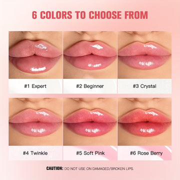 Instant Plumping Lip Gloss for Fuller, Voluminous & Naturally Enhanced Lips