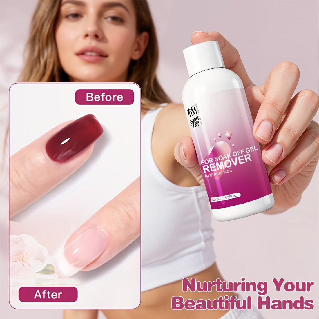 Fast-Acting Nail Polish Remover for Clean, Smooth & Residue-Free Nails