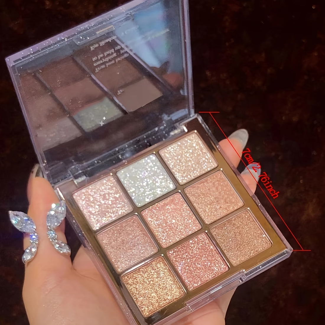 Professional Multi-Color Eyeshadow Palette with Highly Pigmented Matte & Shimmer Shades