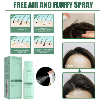 Refreshing Dry Shampoo for Instantly Clean, Fresh & Voluminous Hair Without Water